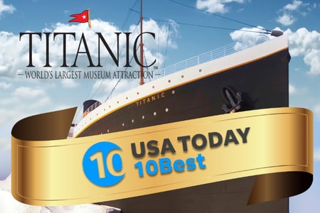 Titanic is Decked Out for Christmas & USA TODAY 10BEST Nomination