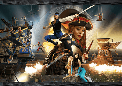 Pirates Voyage Dinner promotional poster