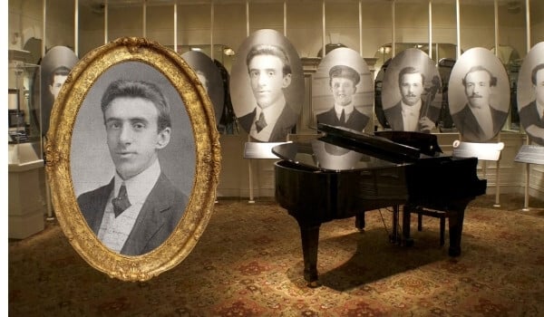 Image of the Band Master of the Titanic Museum Attraction