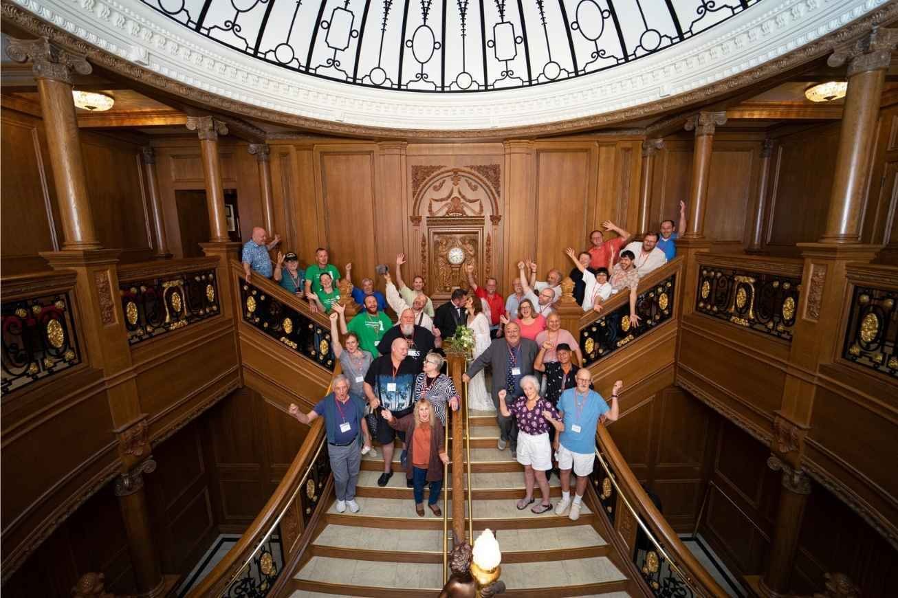 Titanic Group Tour Wedding Grand Staircase