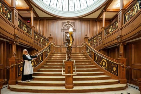 Titanic Grand Staircase First Class Maid