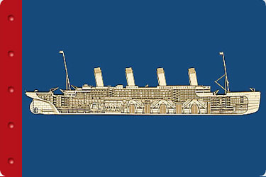 cross section diagram of the Titanic