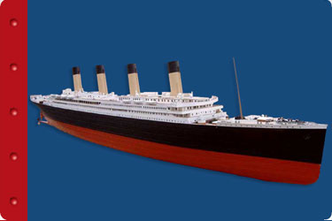 3d rendering of the Titanic