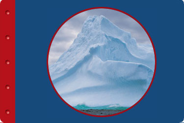 an iceberg