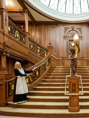 Titanic Grand Staircase First-Class Maid