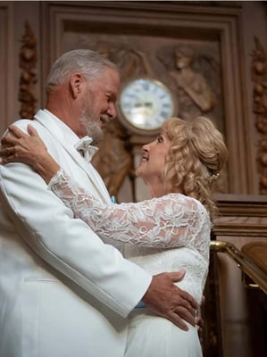 special occasions bride groom grand staircase