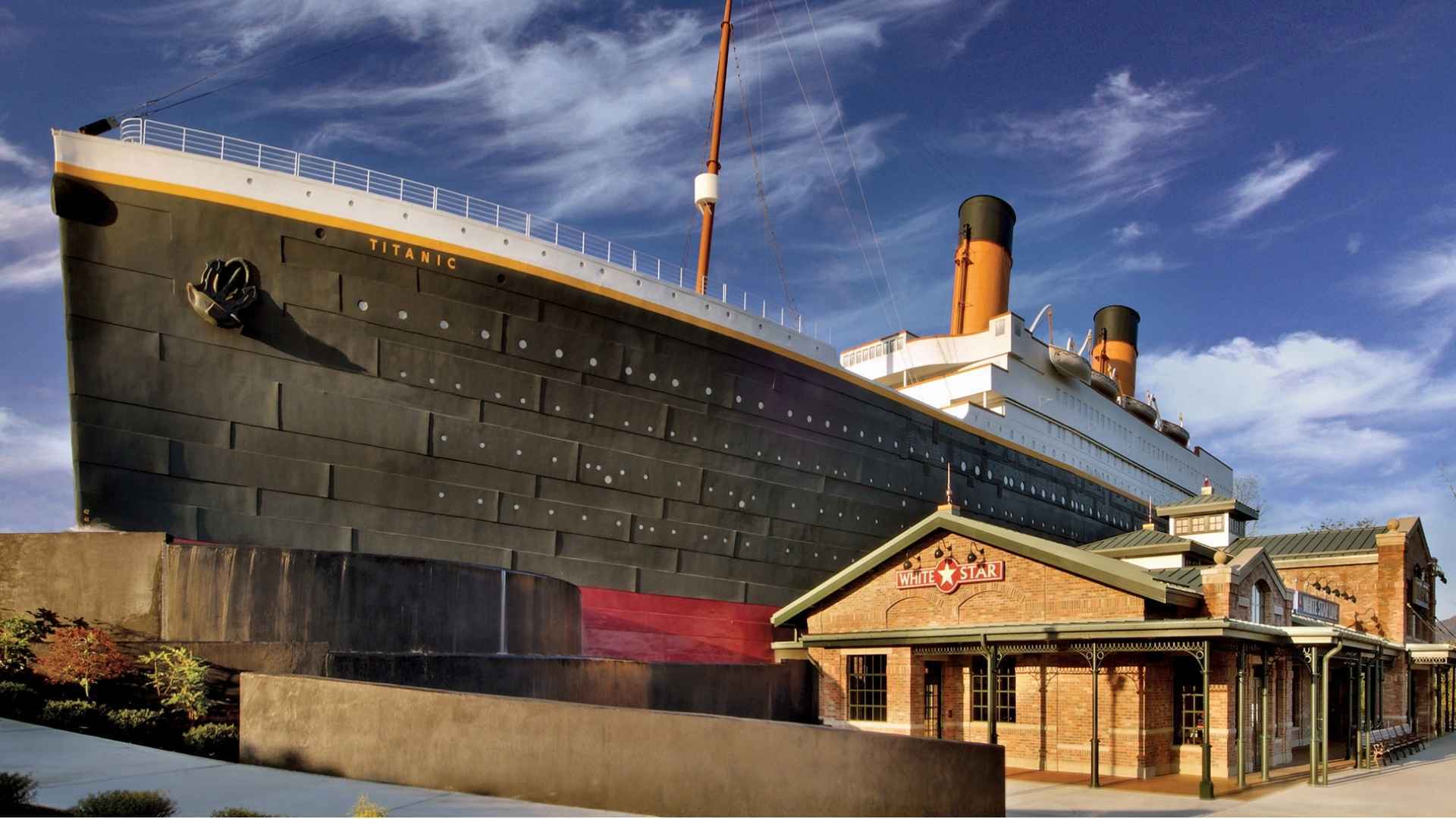 Exterior of the Titanic Museum Attraction in Pigeon Forge